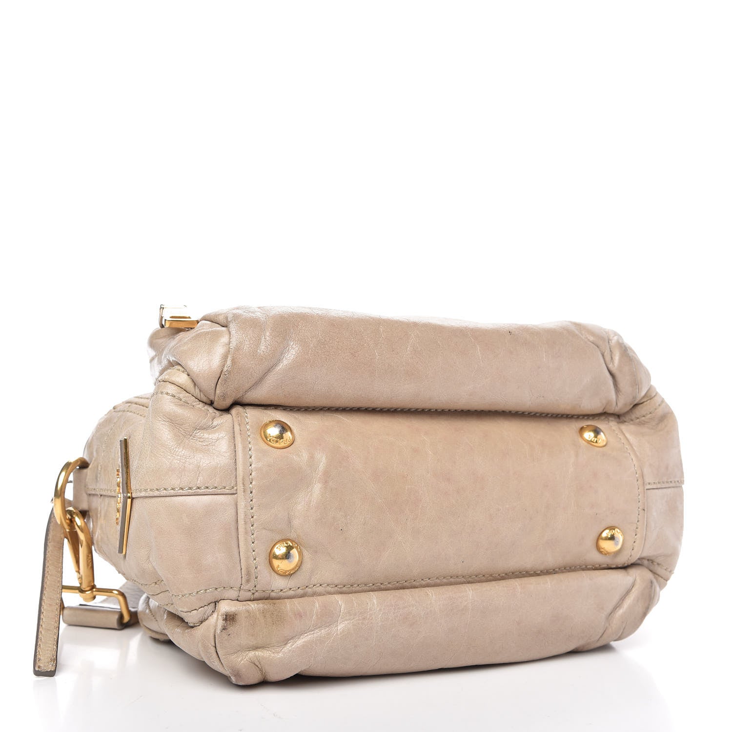 Prada Vitello Shine Bauletto Cammeo 4 of 10