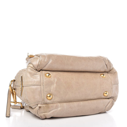 Prada Vitello Shine Bauletto Cammeo 4 of 10