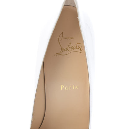 Christian Louboutin Patent Kate 85 Pumps 40 White 6 of 9