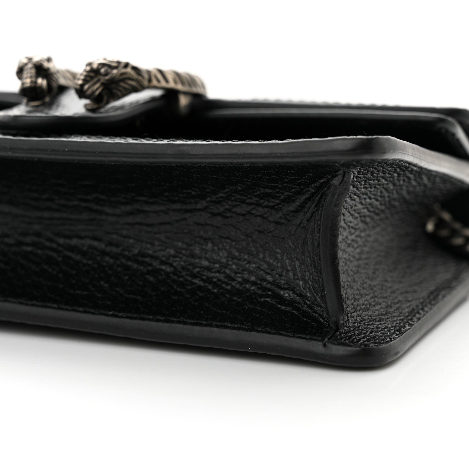Gucci Jacquard Black Denim GG Monogram Super Mini Dionysus Shoulder Bag Black Ivory 9 of 10