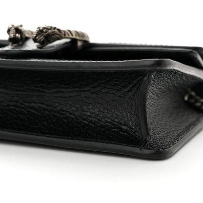 Gucci Jacquard Black Denim GG Monogram Super Mini Dionysus Shoulder Bag Black Ivory 9 of 10