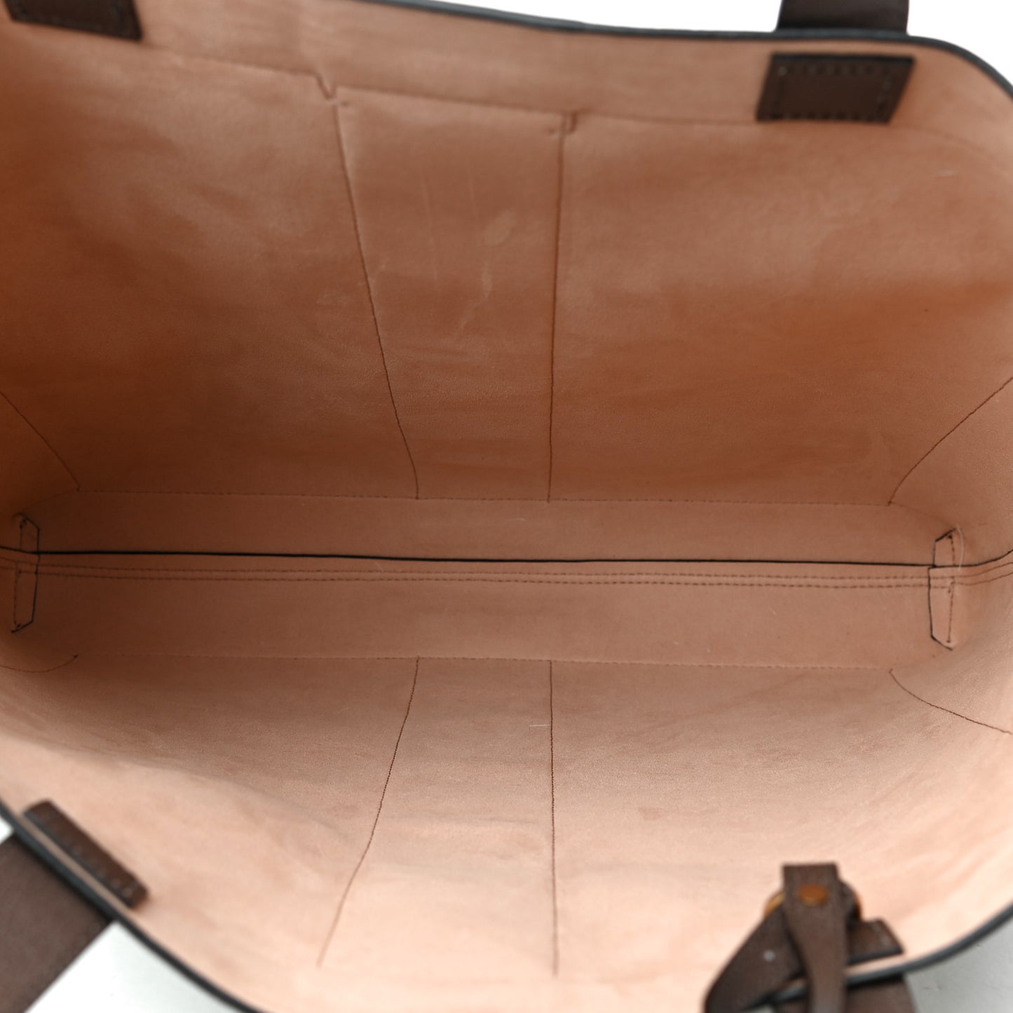 GG Supreme Monogram Web Large Ophidia Vertical Shopping Tote Brown
