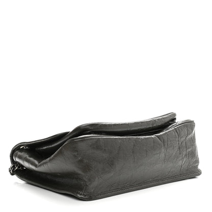 Saint Laurent Crinkled Calfskin Matelasse Monogram Medium Niki Chain Pebble 4 of 8