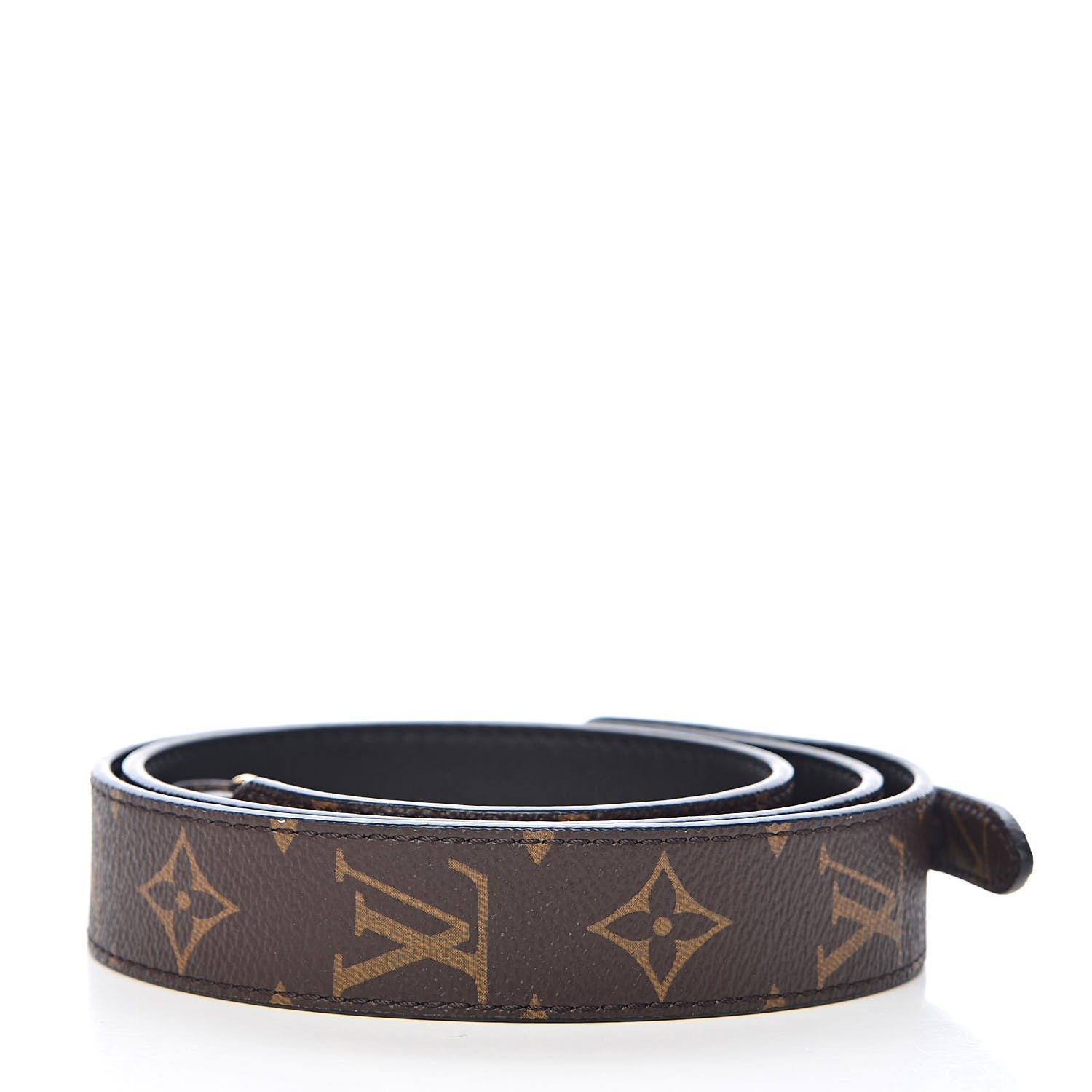 Louis Vuitton Monogram Bandouliere Shoulder Strap XL Black 2 of 5
