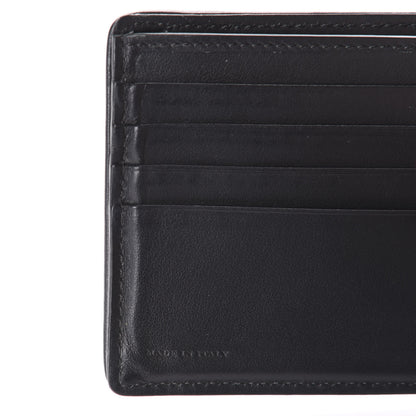 Burberry Calfskin 1983 Knight Check Bi-Fold Wallet Black 7 of 8