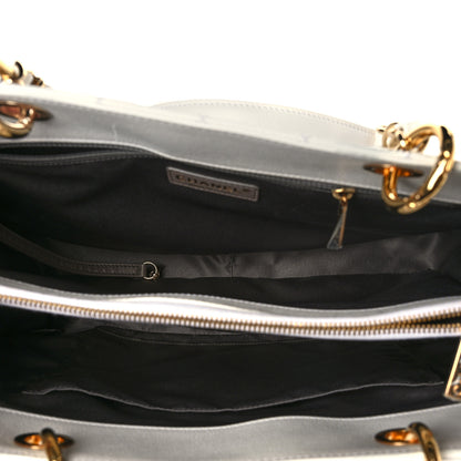 Chanel Caviar Quilted Grand Shopping Tote GST White 4 of 8