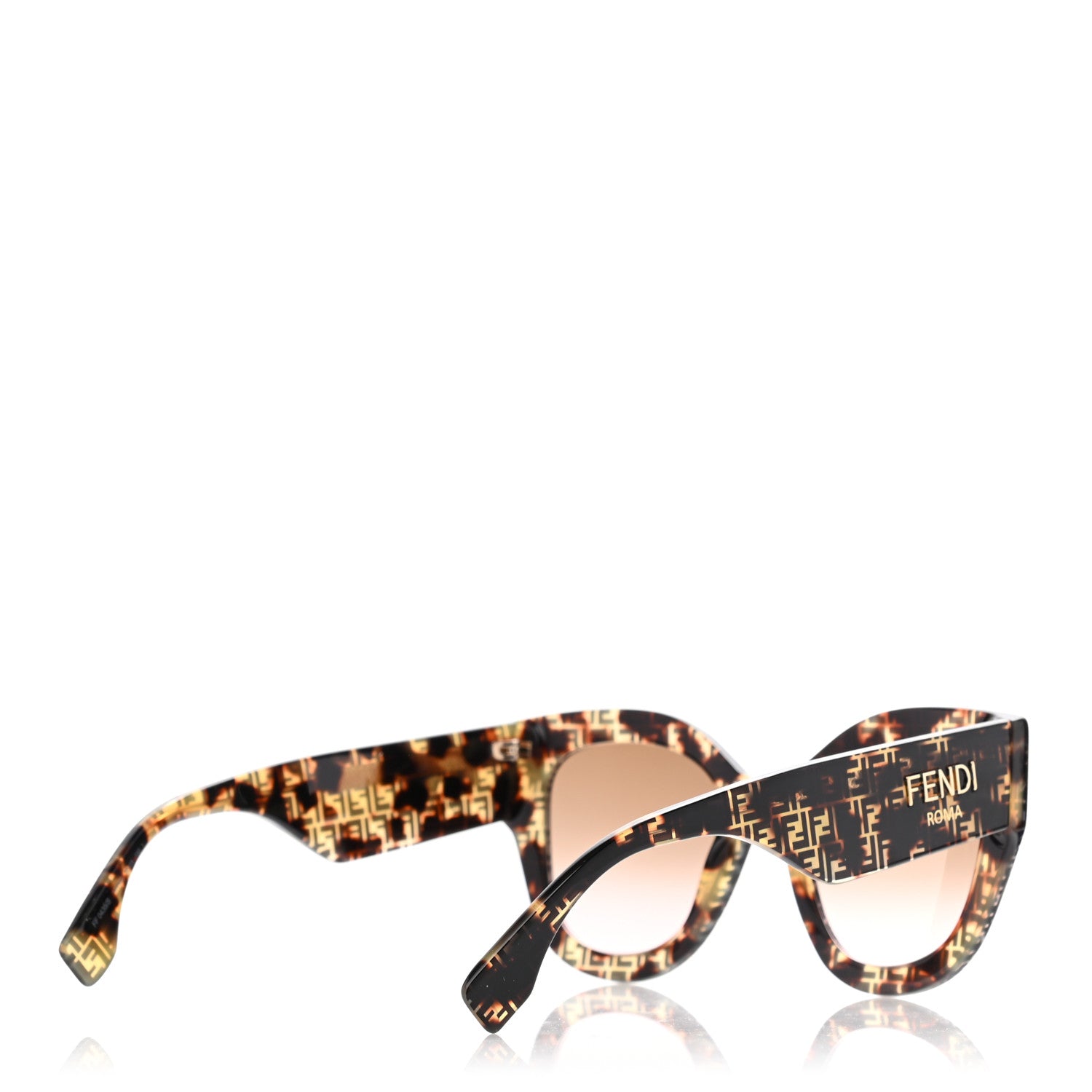 Fendi Acetate FF 53mm Sunglasses 0435/S Tortoise 4 of 7