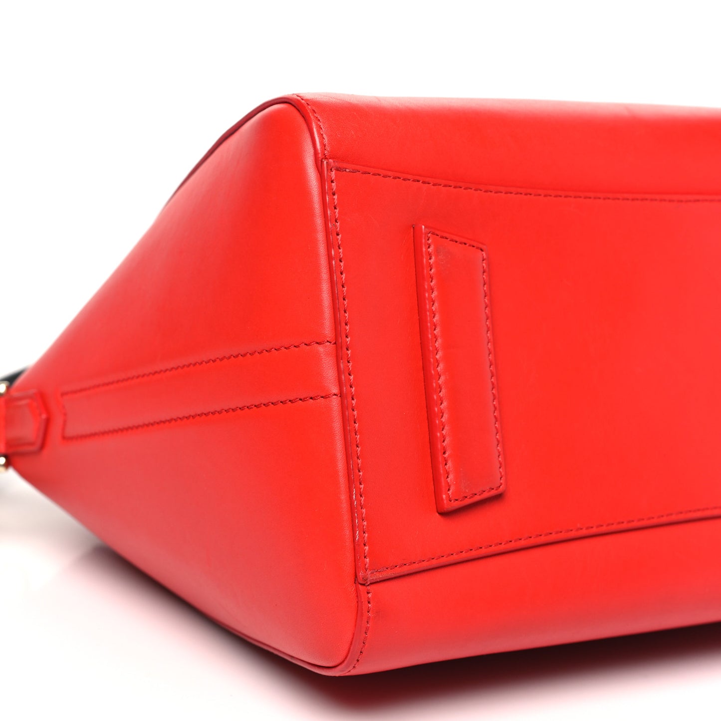Smooth Calfskin Small Bi-Color Antigona Red Black
