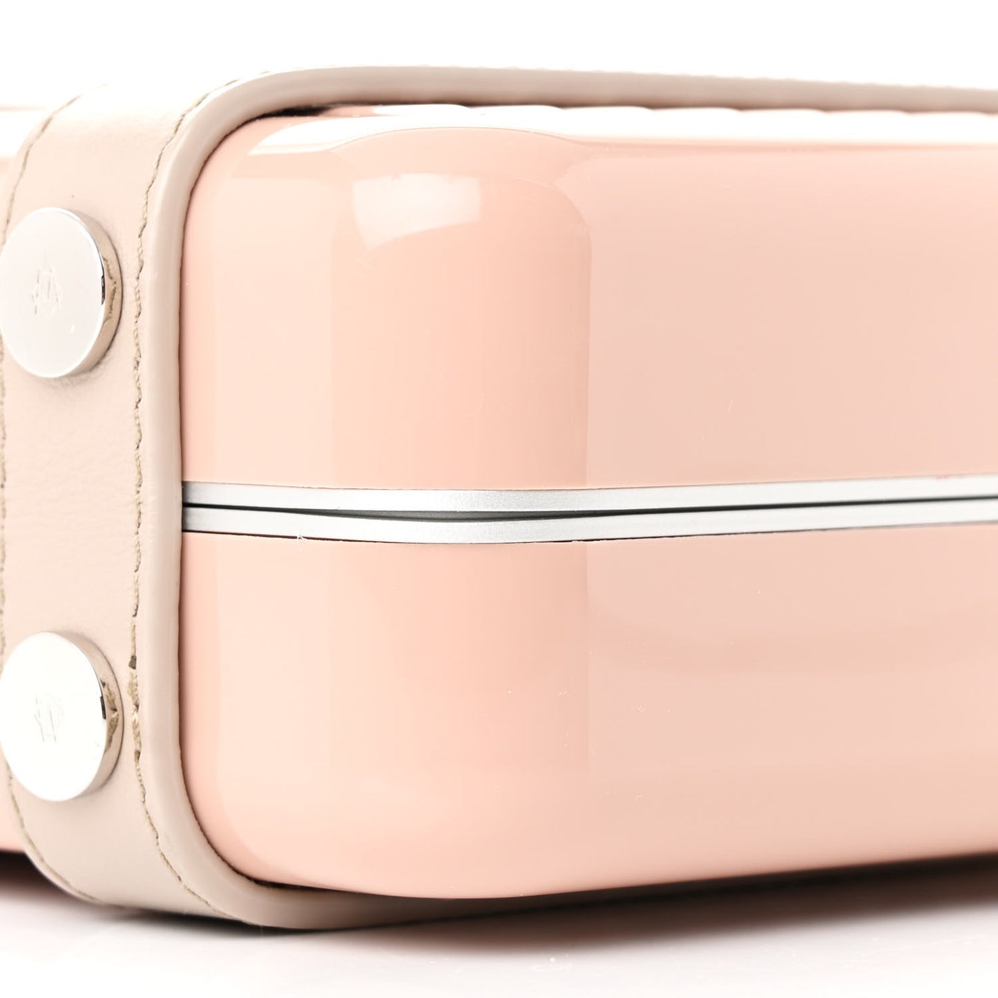 Gloss Polycarbonate Personal Cross-Body Bag Desert Rose