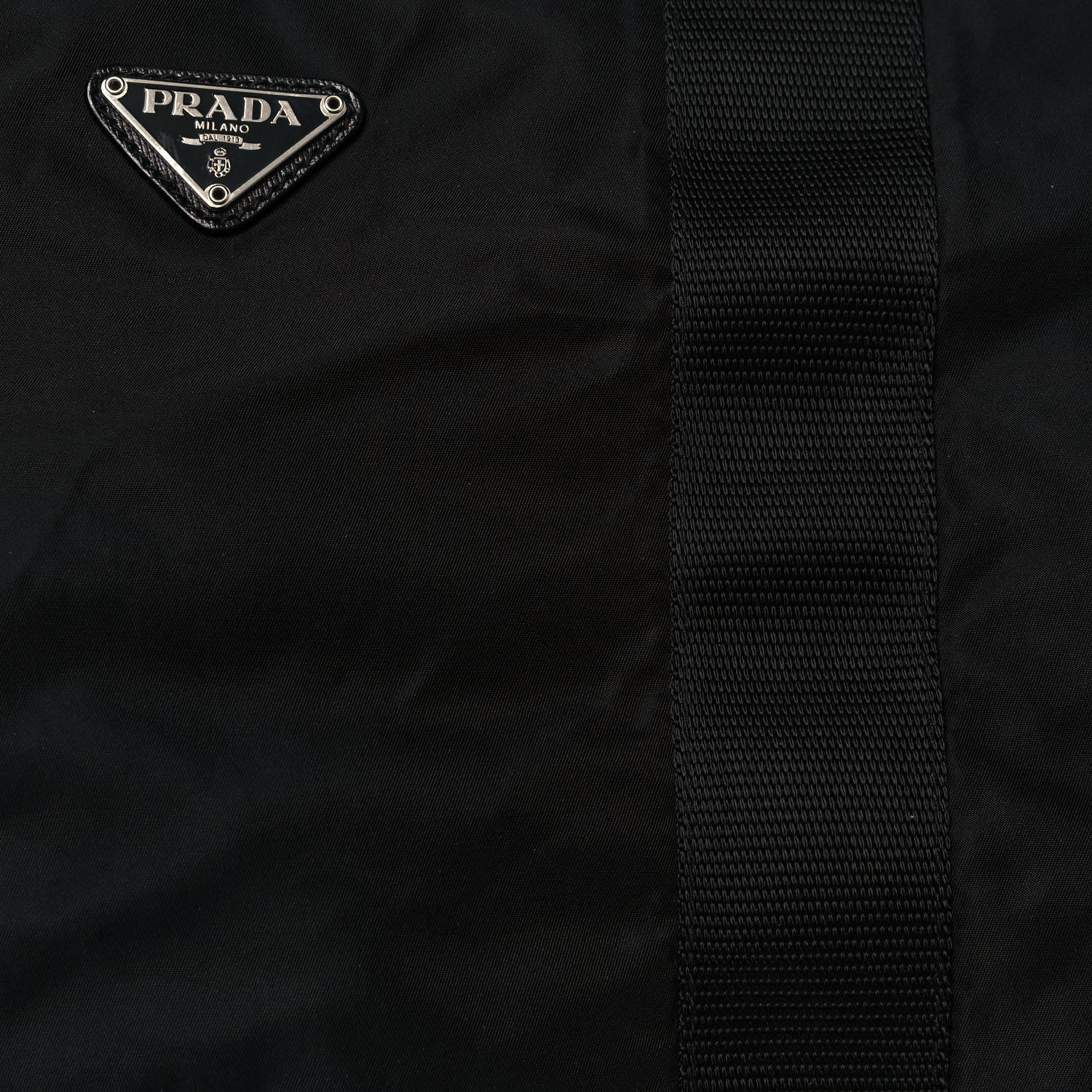 Prada Tessuto Nylon Saffiano Viaggio Duffle Black 12 of 14