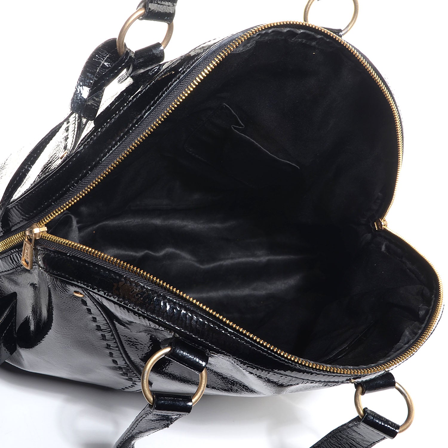 Saint Laurent Patent Oversized Muse Black 5 of 10