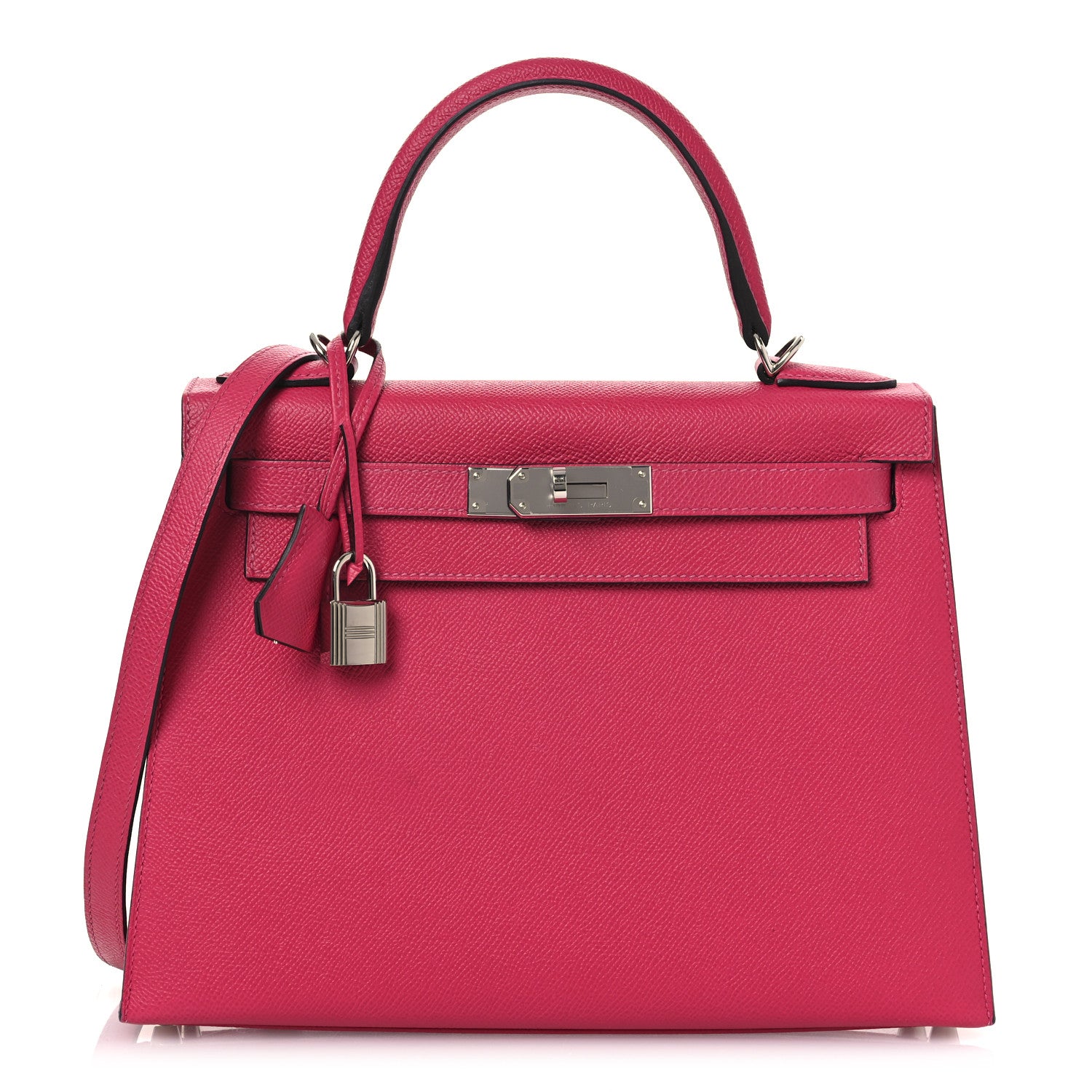 Hermes Epsom Verso Kelly Sellier 28 Framboise Prune 1 of 11