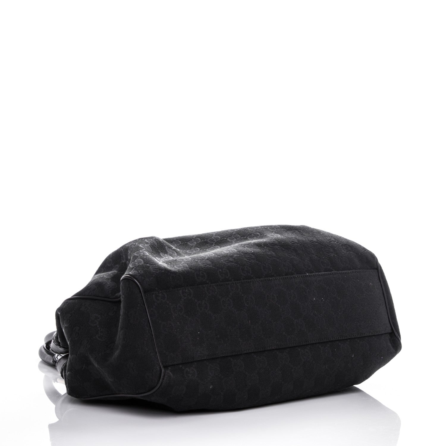 Gucci Monogram Medium Sukey Tote Black 6 of 6