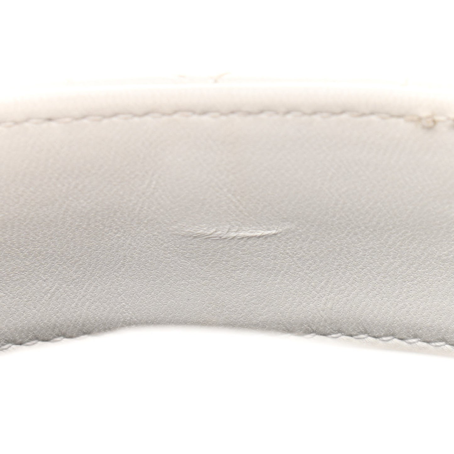 Lambskin Cannage Mini Lady Dior White