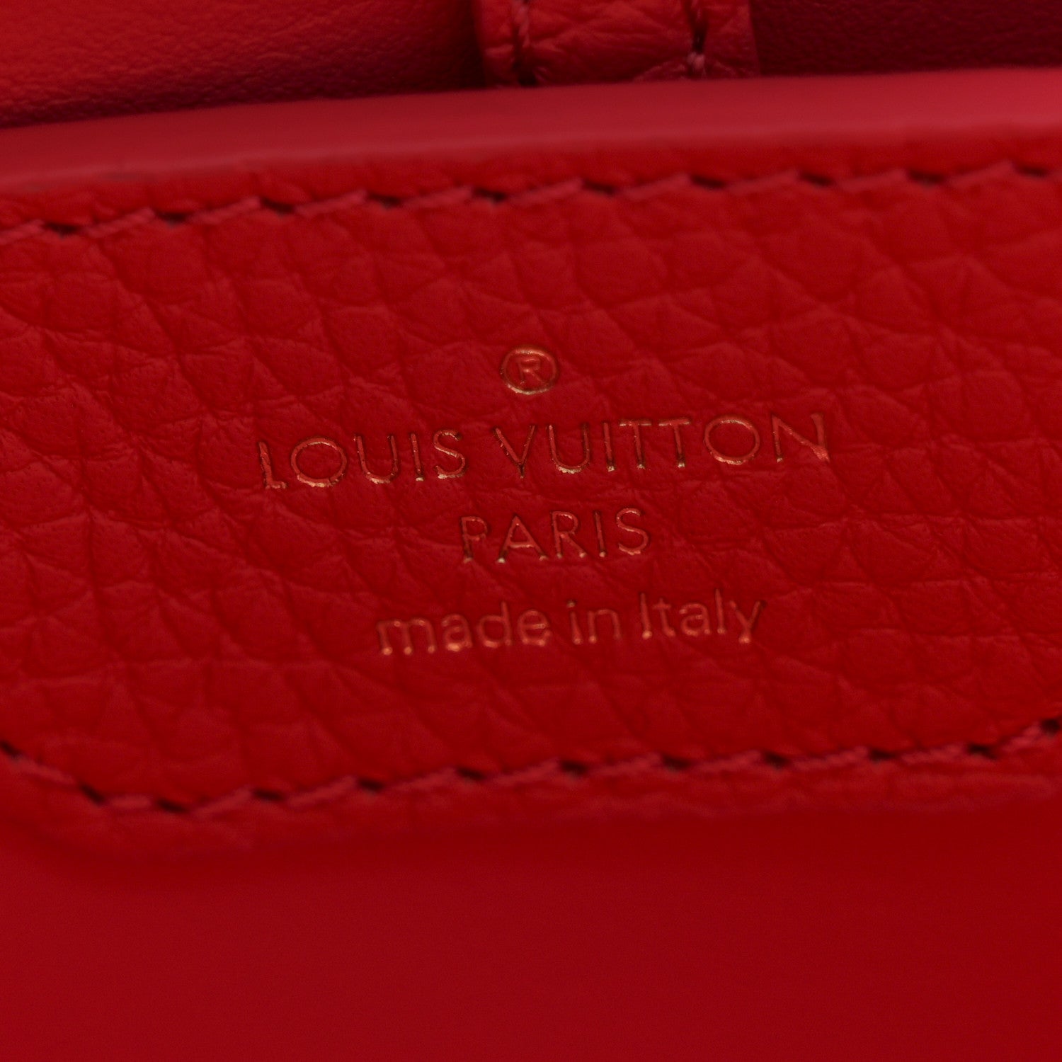 Louis Vuitton Taurillon Capucines PM Black Rose Berlingot 6 of 12