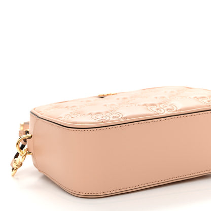Gucci Calfskin GG Matelasse Small Shoulder Bag Pink Sand Natural 8 of 9