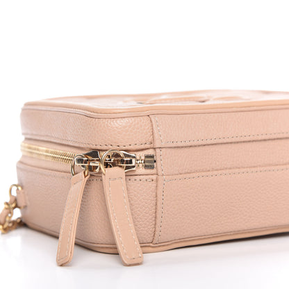 Chanel Caviar Quilted Small CC Filigree Vanity Case Beige 6 of 10