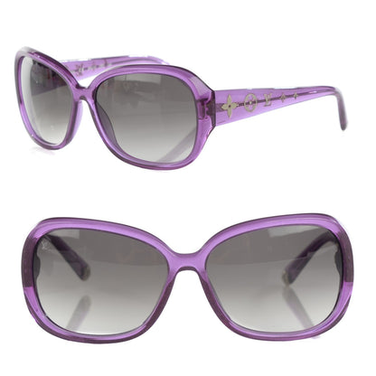 Louis Vuitton Obsession GM Z0642W Sunglasses Violet Glitter 1 of 6