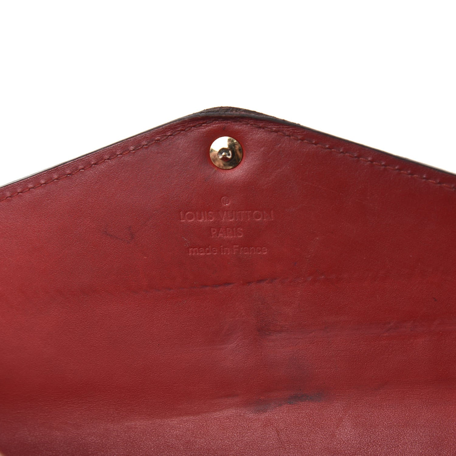 Louis Vuitton Vernis Sarah Wallet NM Cherry 6 of 15