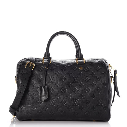 Louis Vuitton Empreinte Speedy Bandouliere 30 Black 1 of 10