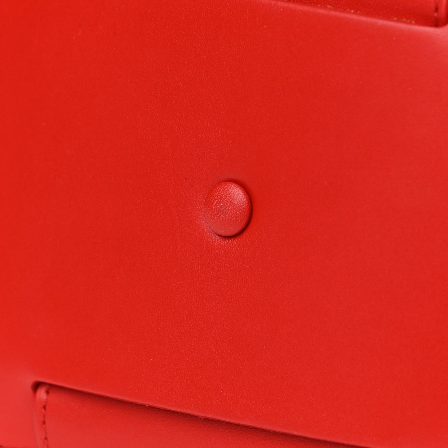 French Calfskin Shell Bag Chili Tomato