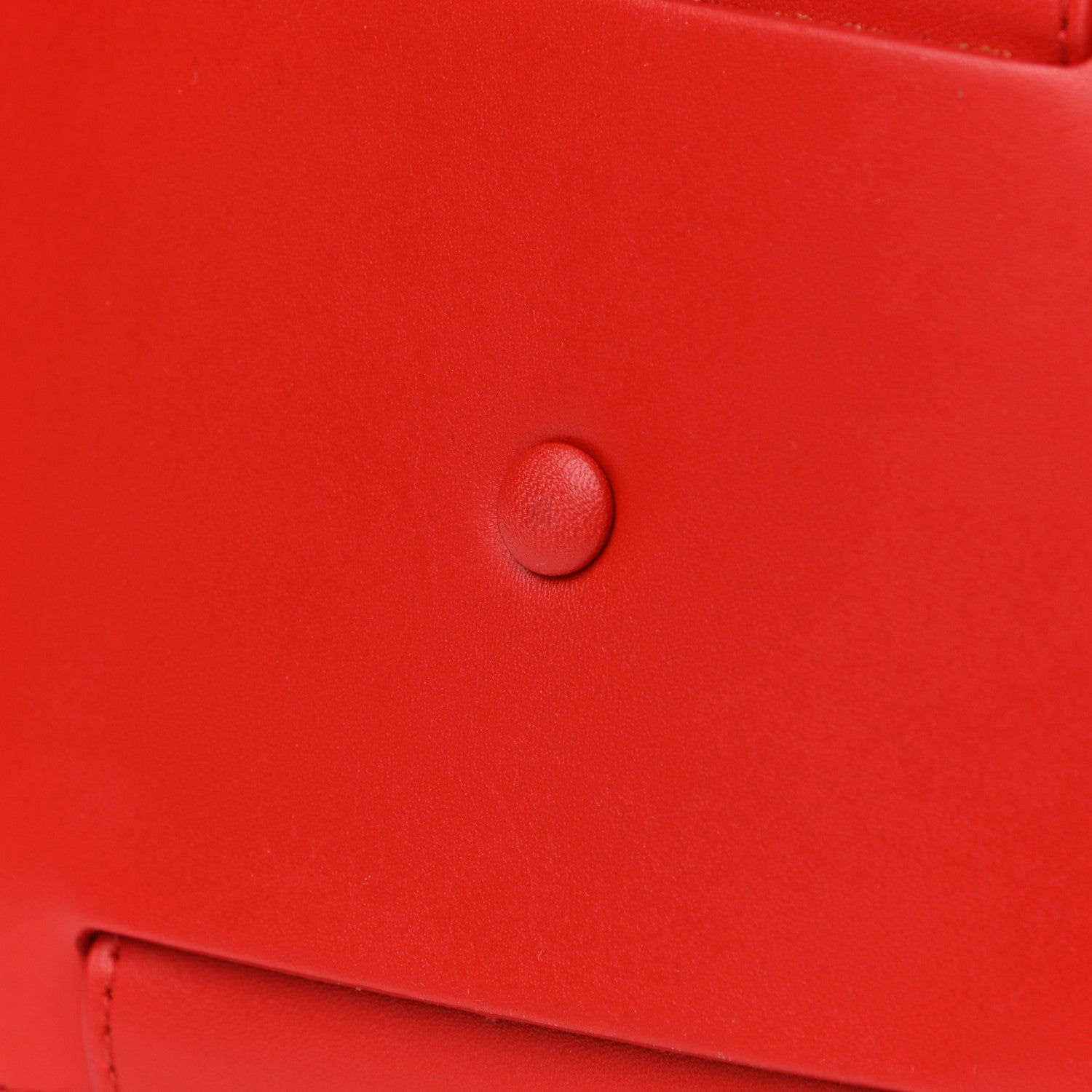 Bottega Veneta French Calfskin Shell Bag Chili Tomato 12 of 12