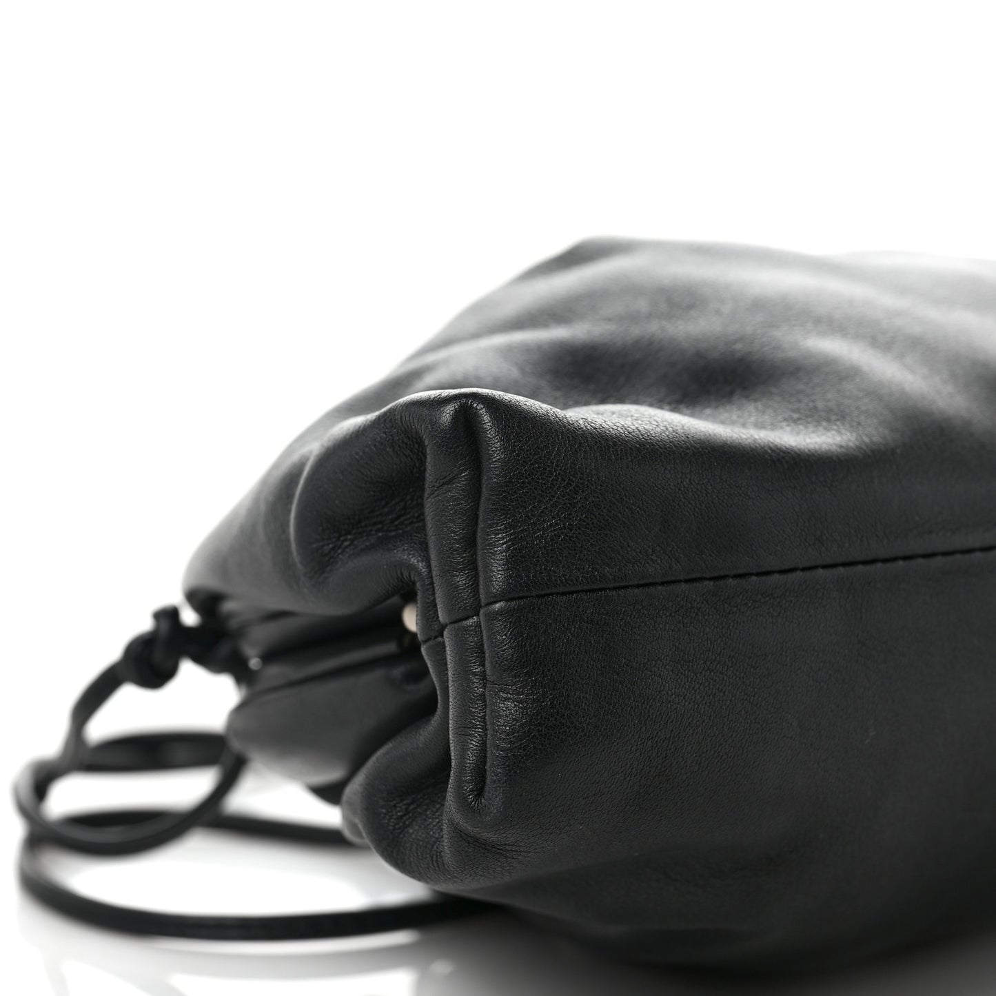 Butter Calfskin The Mini Pouch Black