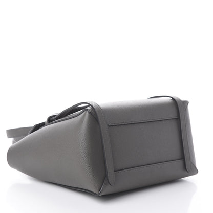 Celine Grained Calfskin Micro Belt Bag Grey 3 of 8