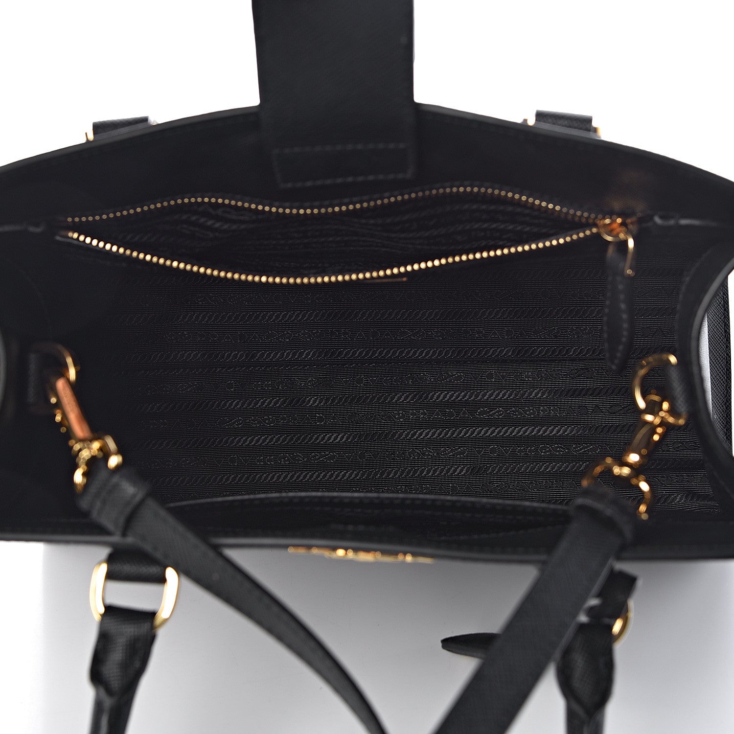 Prada Saffiano Tote Black 5 of 9