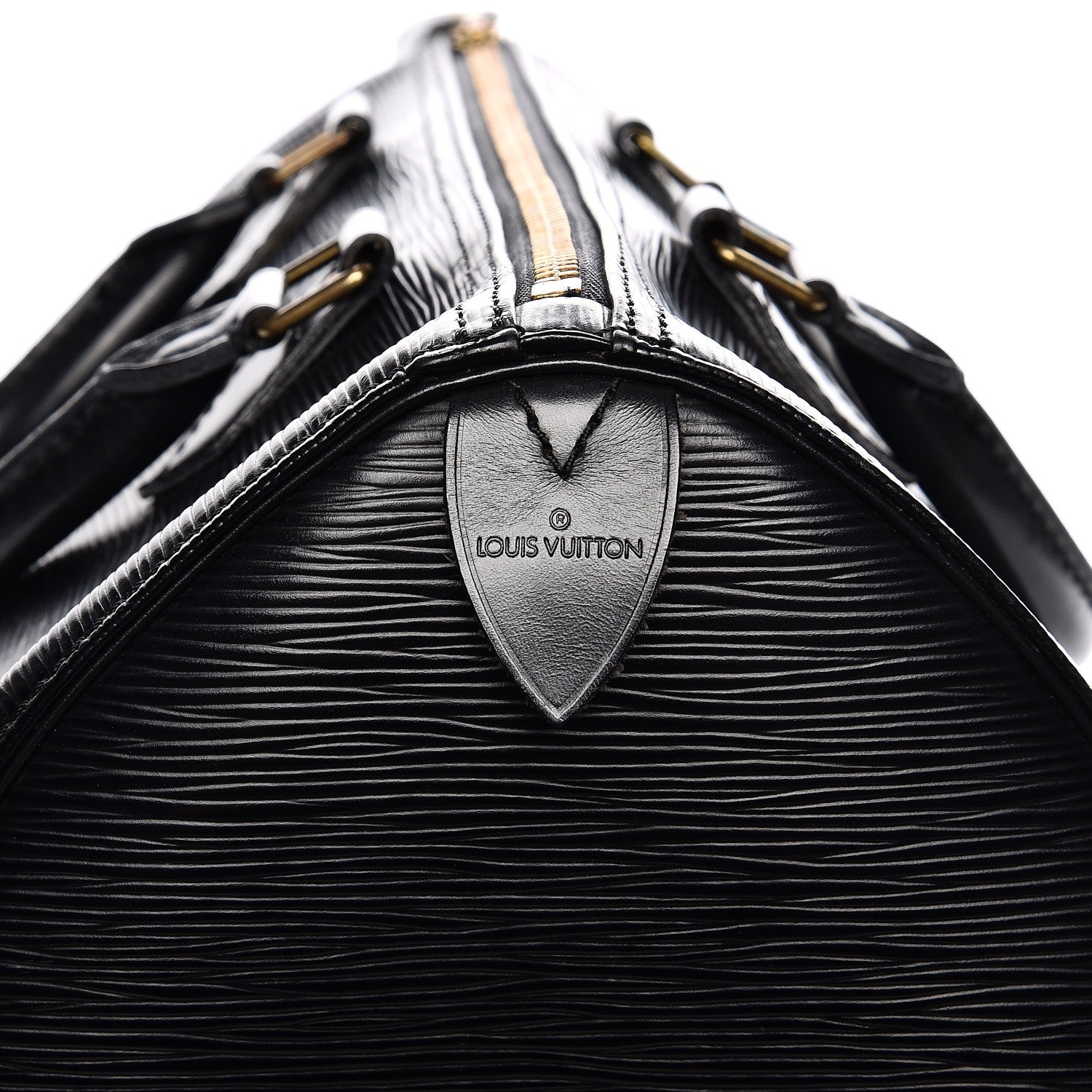 Louis Vuitton Epi Speedy 30 Black 7 of 14