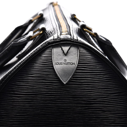 Louis Vuitton Epi Speedy 30 Black 7 of 14