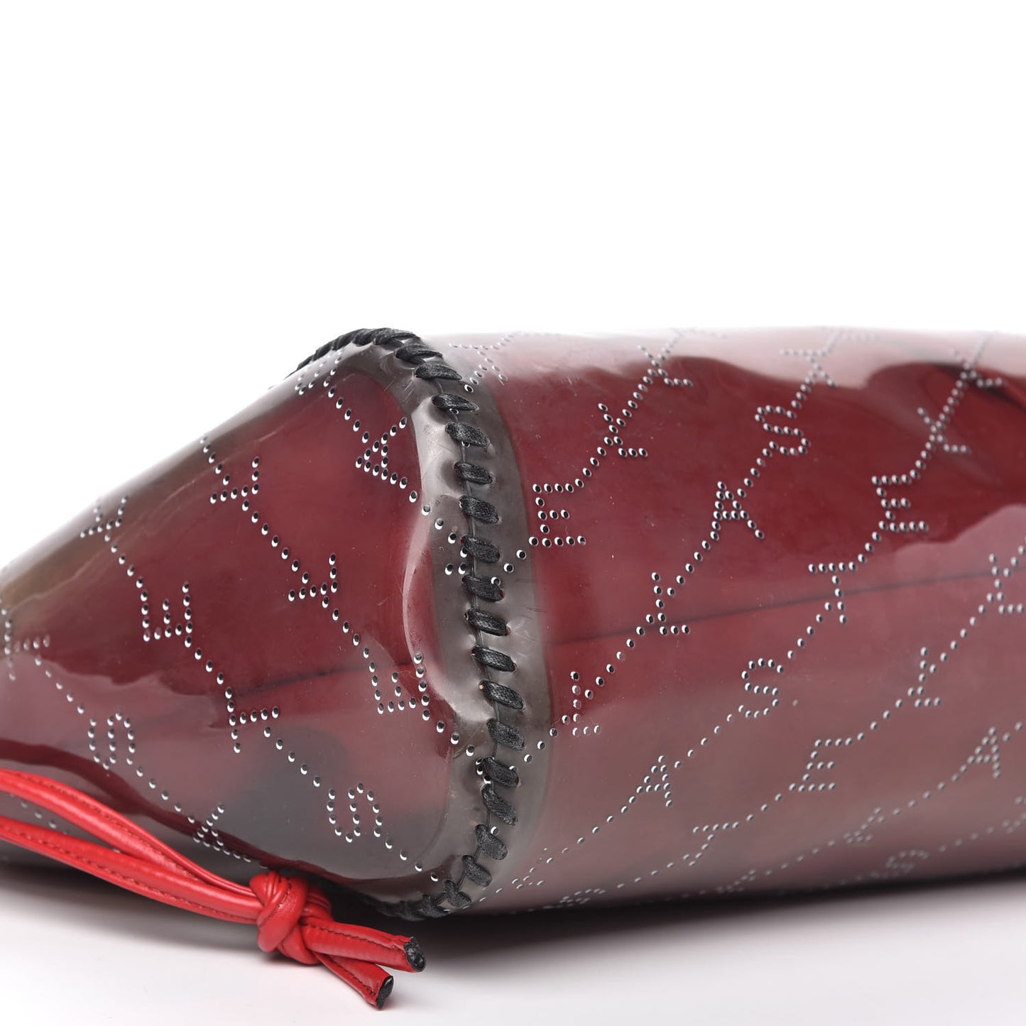 PVC Monogram Falabella Reversible Tote Red