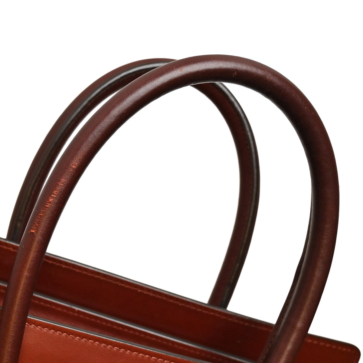 Smooth Calfskin Micro Luggage Burgundy