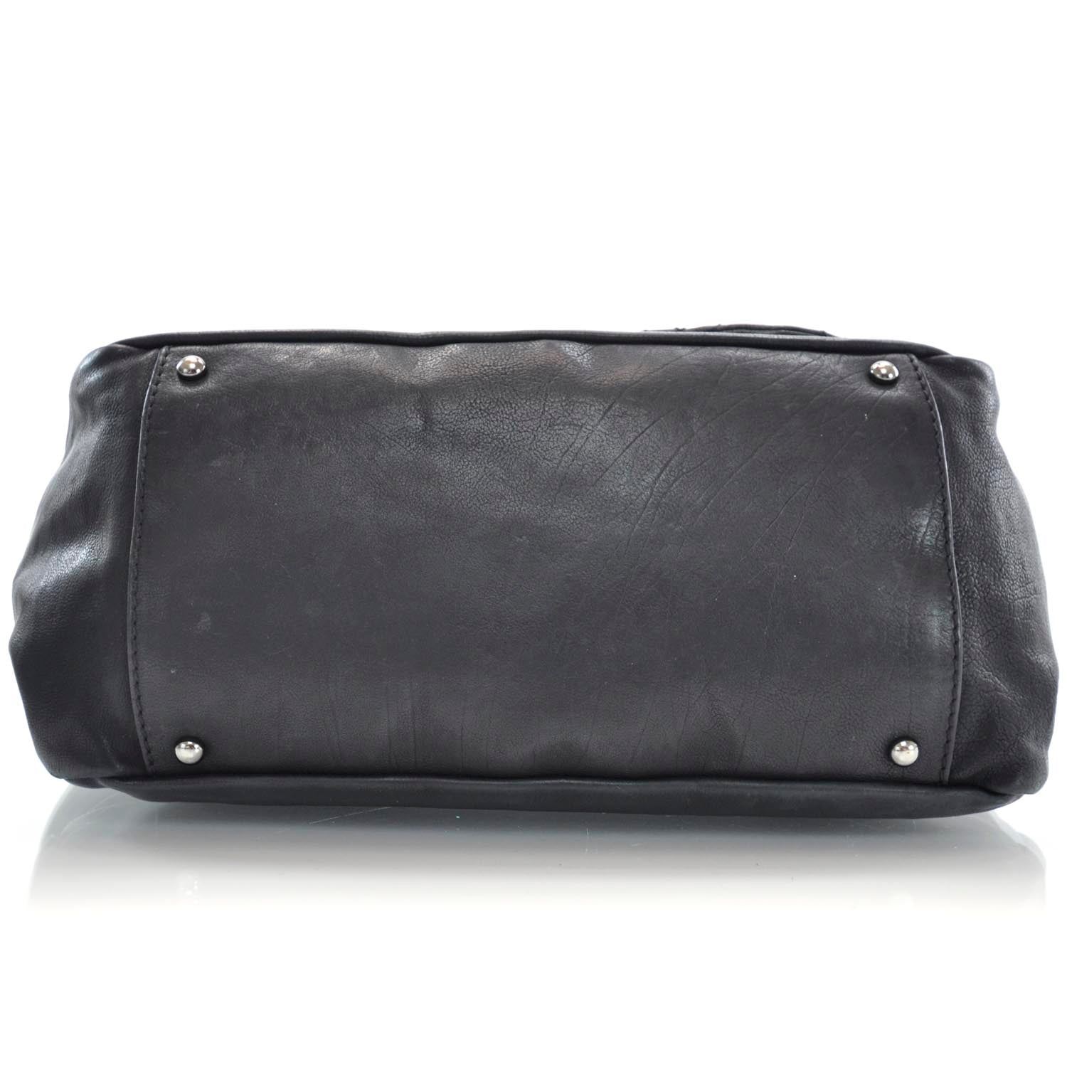 Chanel Leather Diamond Stitch Flap Black 6 of 9