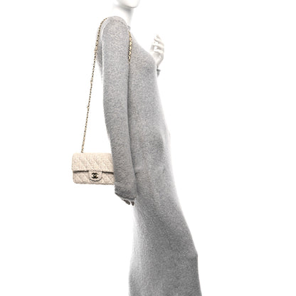Chanel Tweed Quilted Mini Rectangular Flap Beige 2 of 10
