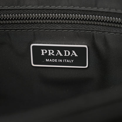 Prada Re-Nylon Vitello Padded Large Flap Shoulder Bag Black 6 of 10