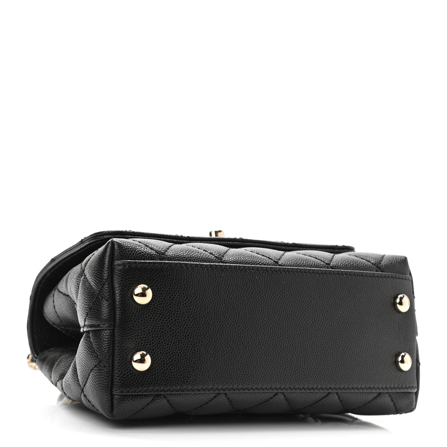 Chanel Caviar Quilted Extra Mini Coco Handle Flap Black 4 of 11