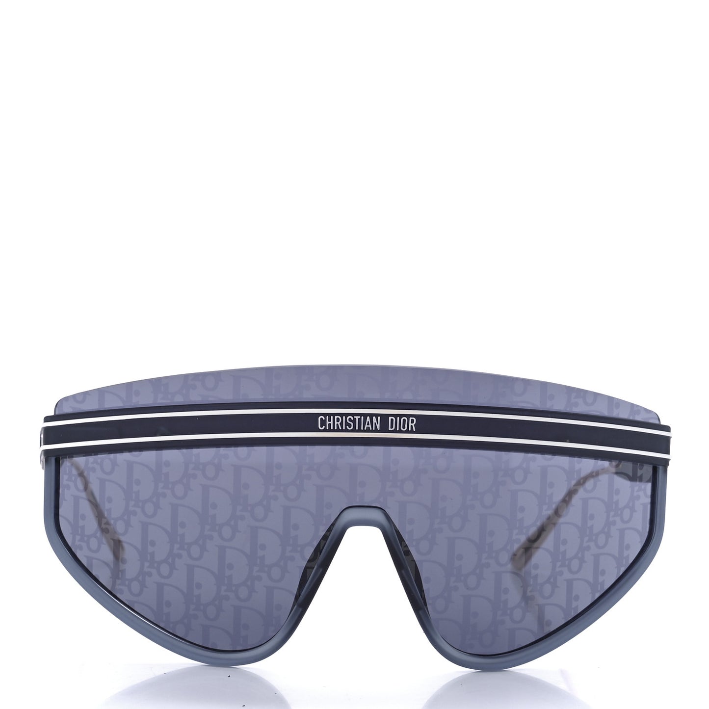 Oblique Mask DiorClub M2U Sunglasses Translucent Blue