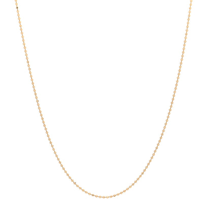 Jennifer Meyer 14K Yellow Gold Bead Chain Necklace 1 of 4