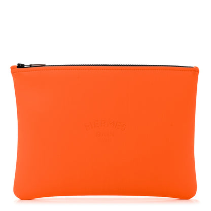 Hermes Neoprene Large Neobain Case Orange 1 of 6
