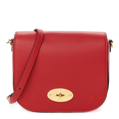 Mulberry Classic Grained Calfskin Small Darley Satchel Lipstick Red 1 of 9