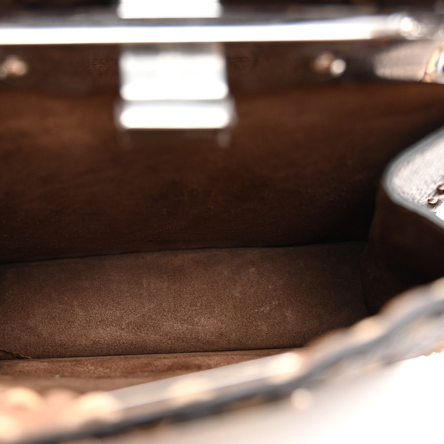 Cuoio Romano Raffia Woven Petite Peekaboo I SEE U Satchel Natural Gianduia