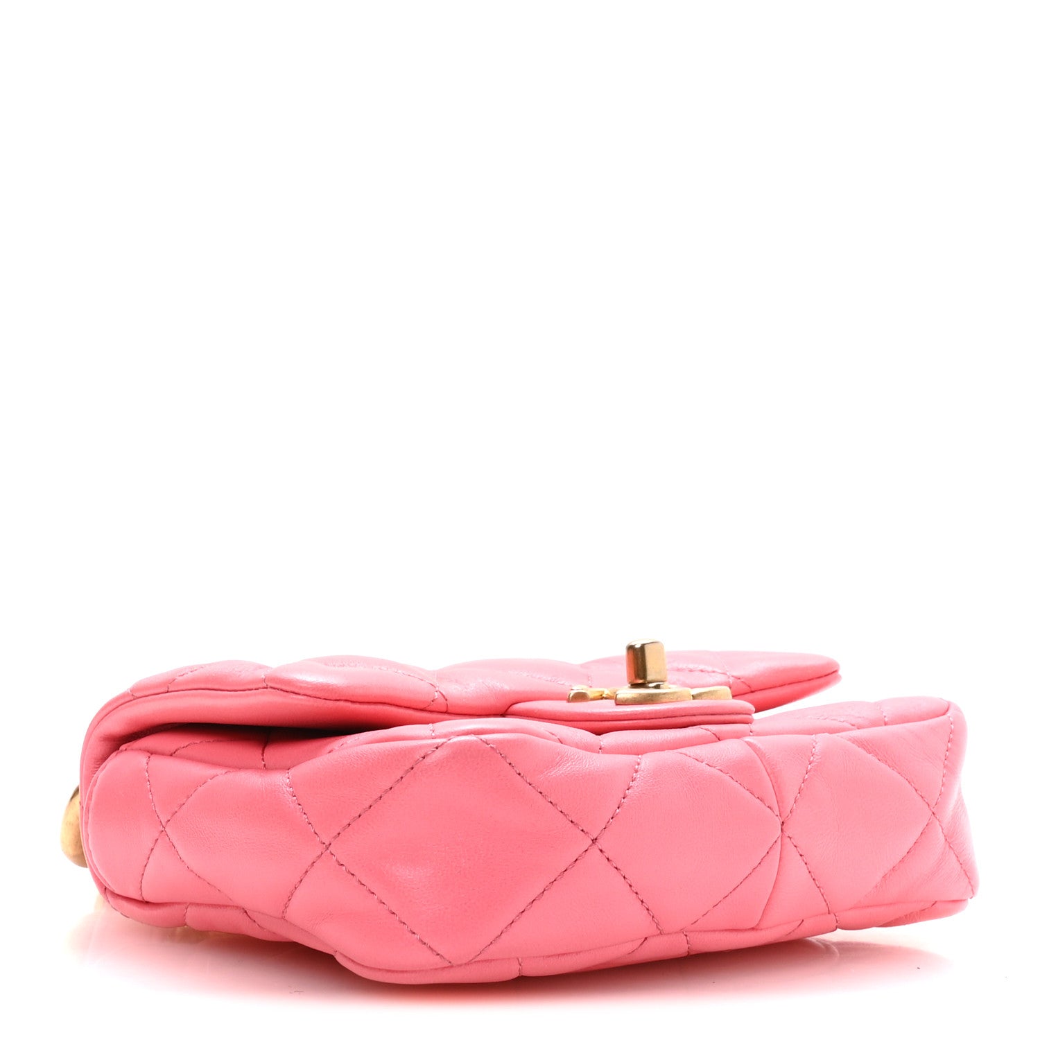 Chanel Lambskin Quilted Mini Funky Town Flap Pink 3 of 10