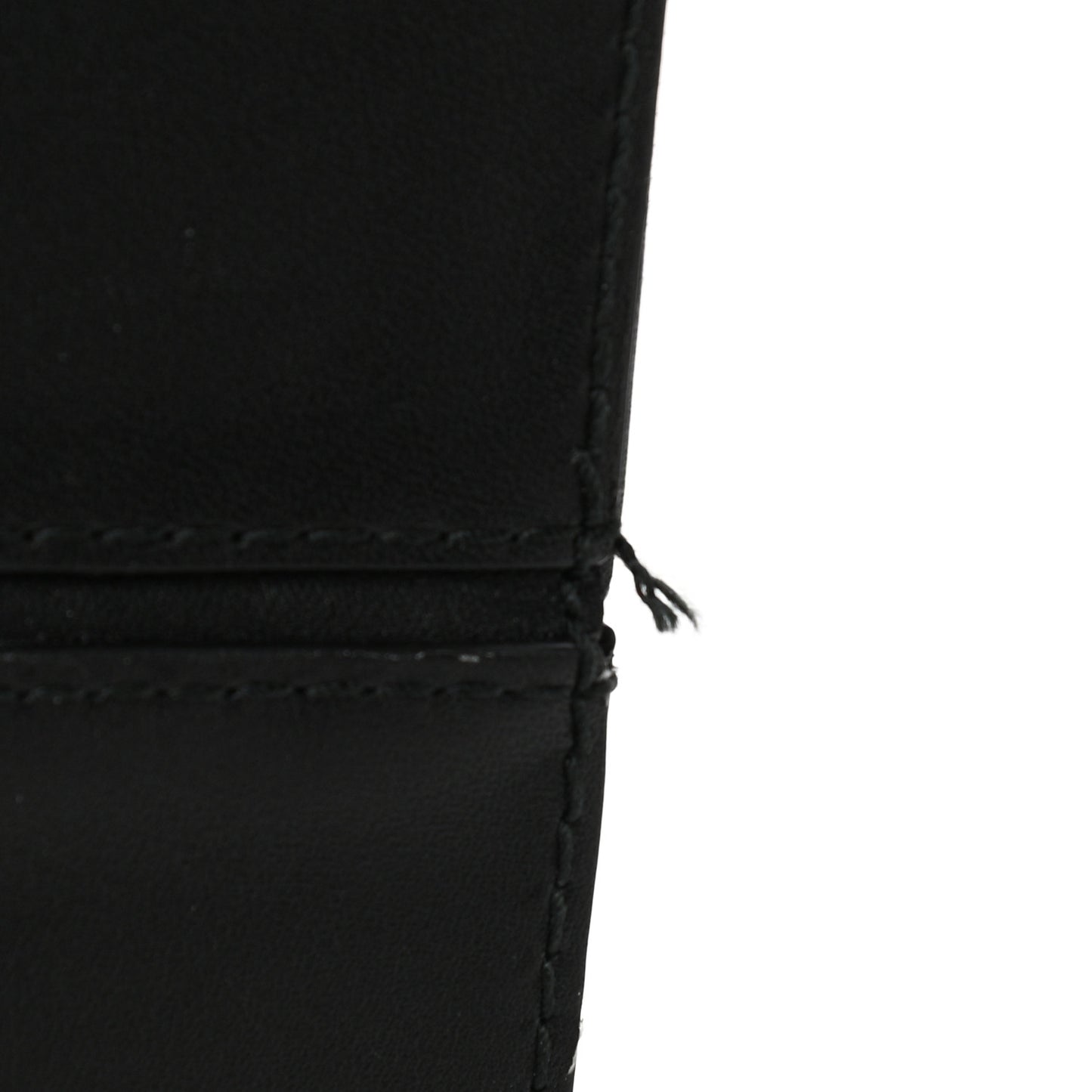 Calfskin Daisey Box Clutch Black