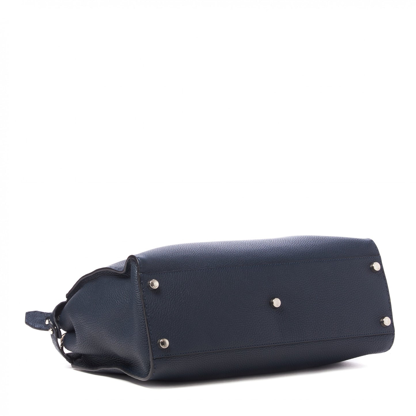 Cuoio Romano Selleria Bi-Color Large Mens Peekaboo Iconic Essential Satchel Lavagna Black