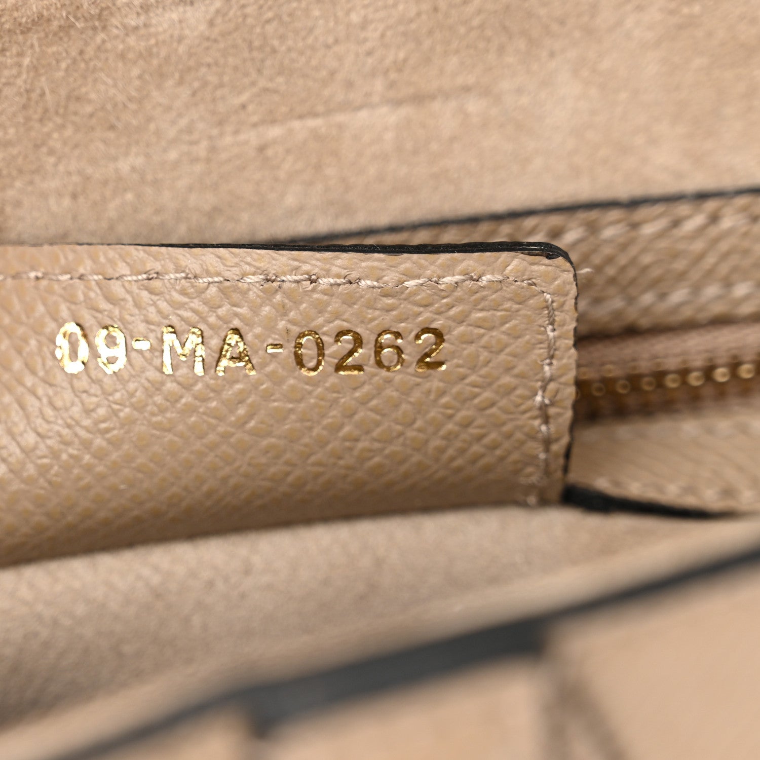 Christian Dior Grained Calfskin Saddle Bag With Strap Warm Taupe 7 of 13