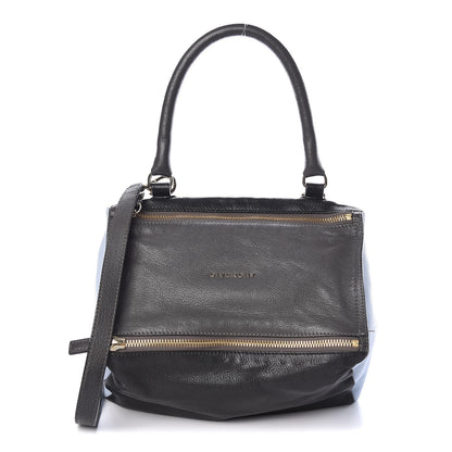 Givenchy Sugar Goatskin Small Tri-Color Pandora Grey Black Light Blue 1 of 11