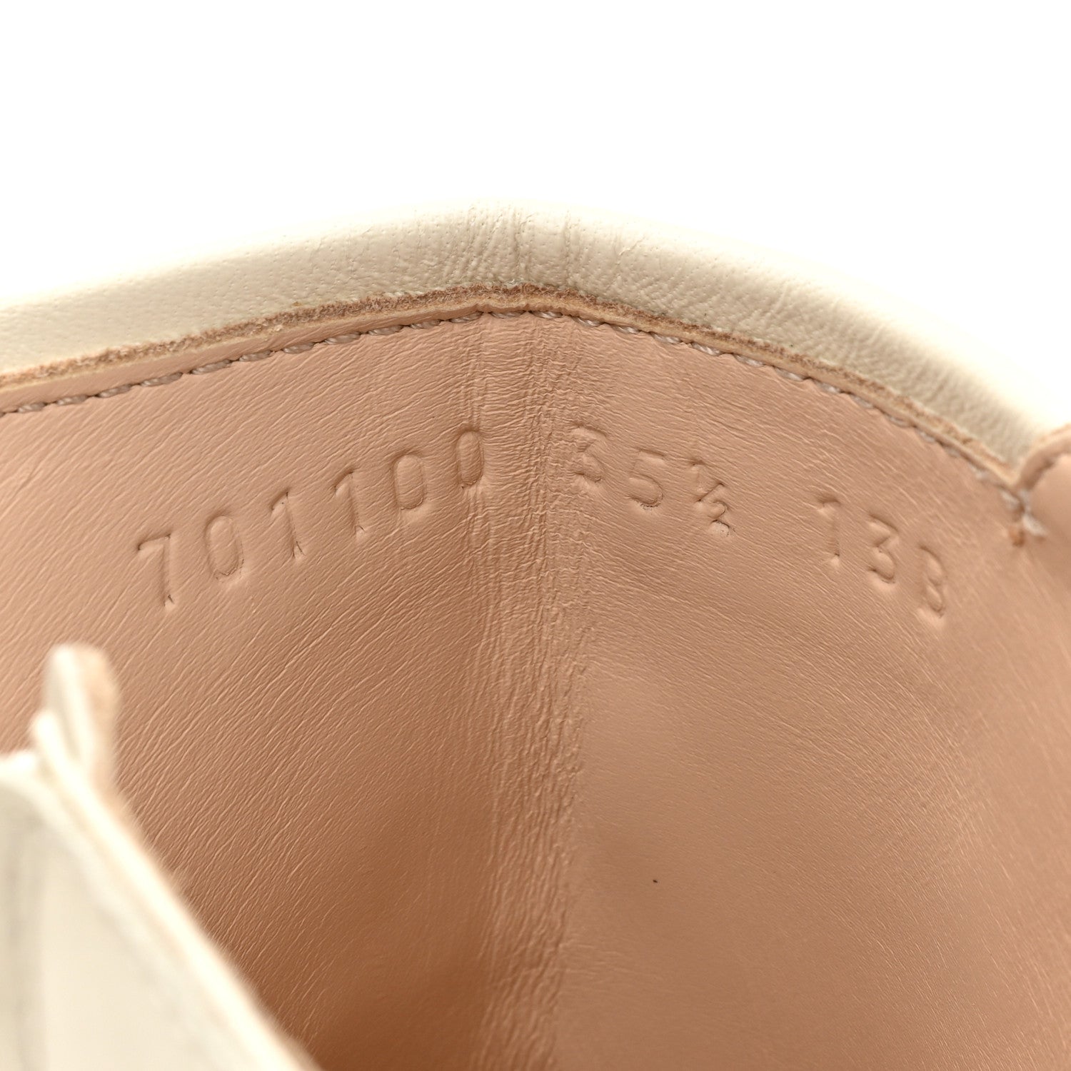 Gucci Kensington Calfskin Nappa GG Supreme Monogram Womens Double Buckle Ankle Boots 35.5 Mystic White Beige 8 of 9