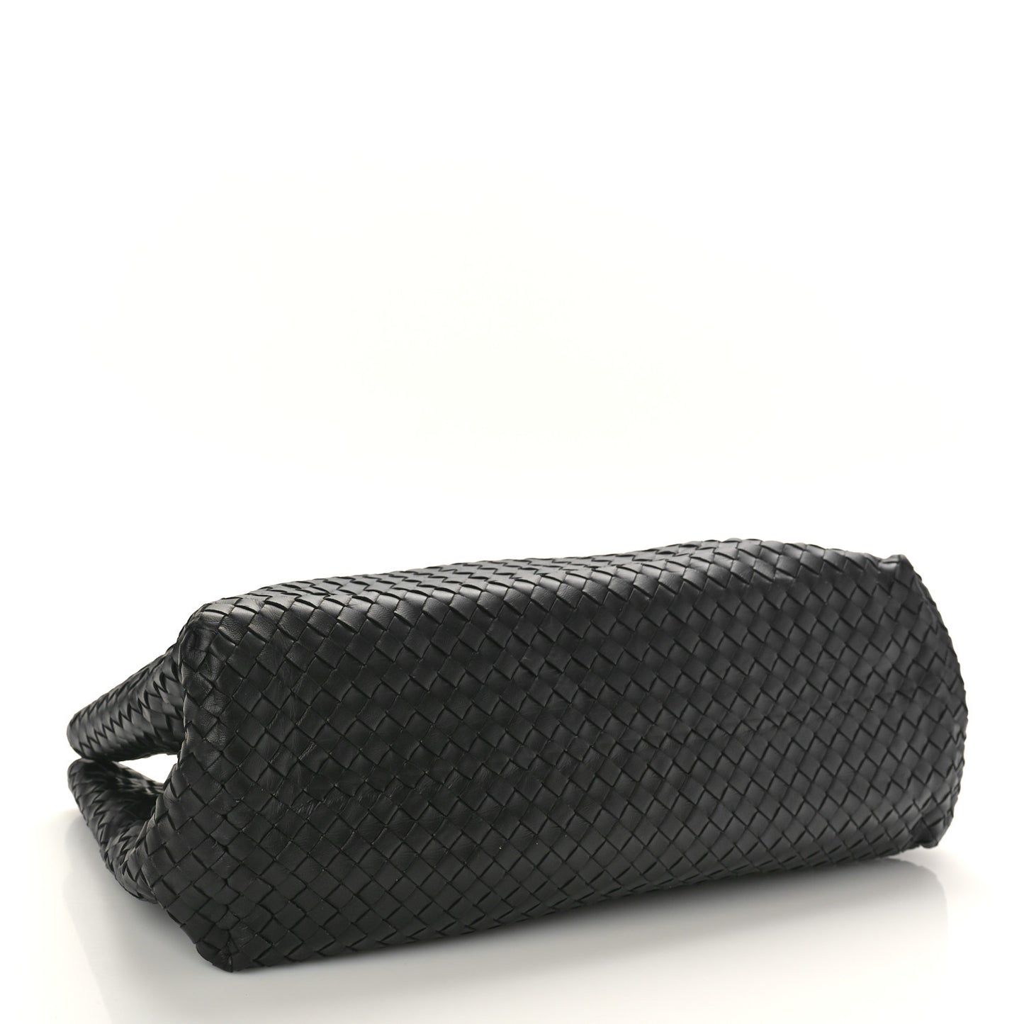 Nappa Intrecciato Classic Chain Strap Tote Black
