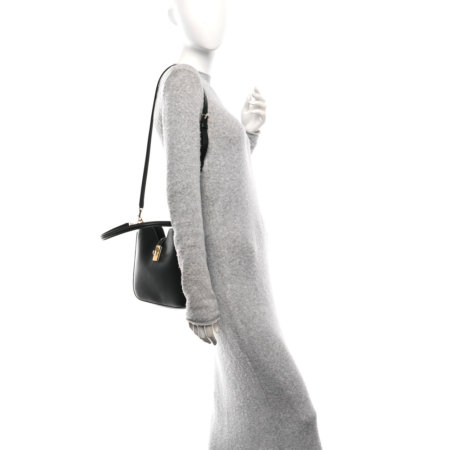 Smooth Calfskin Small Camille 16 Soft Bag Black